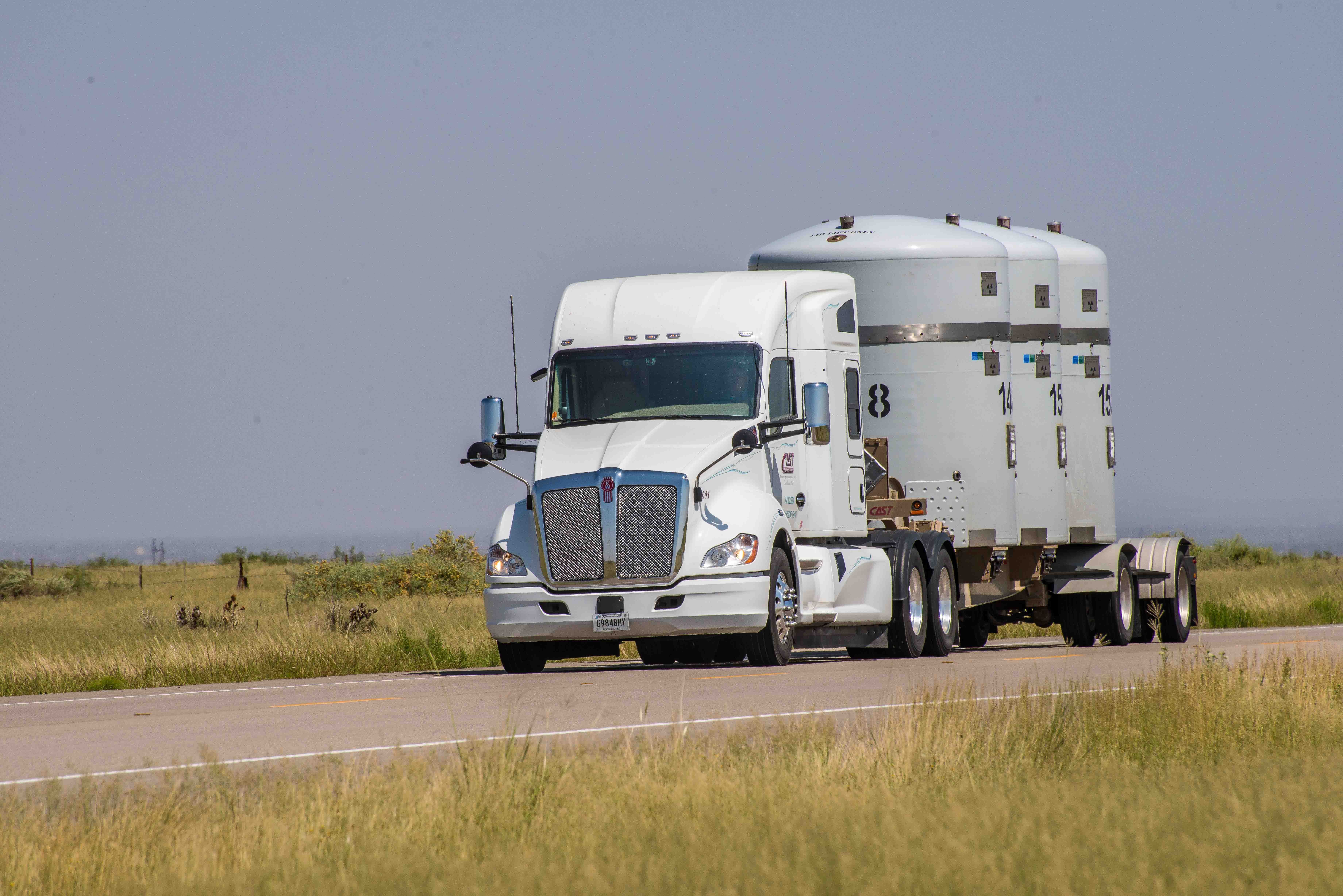 CAST Truck driving on road