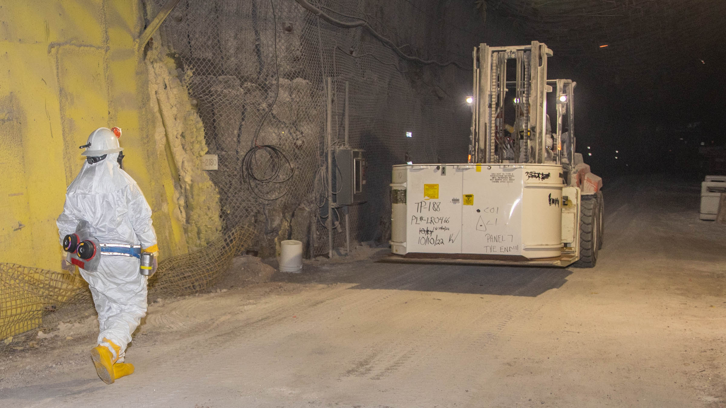 Last Waste Container Emplaced in Panel 7 Marking Important Milestone